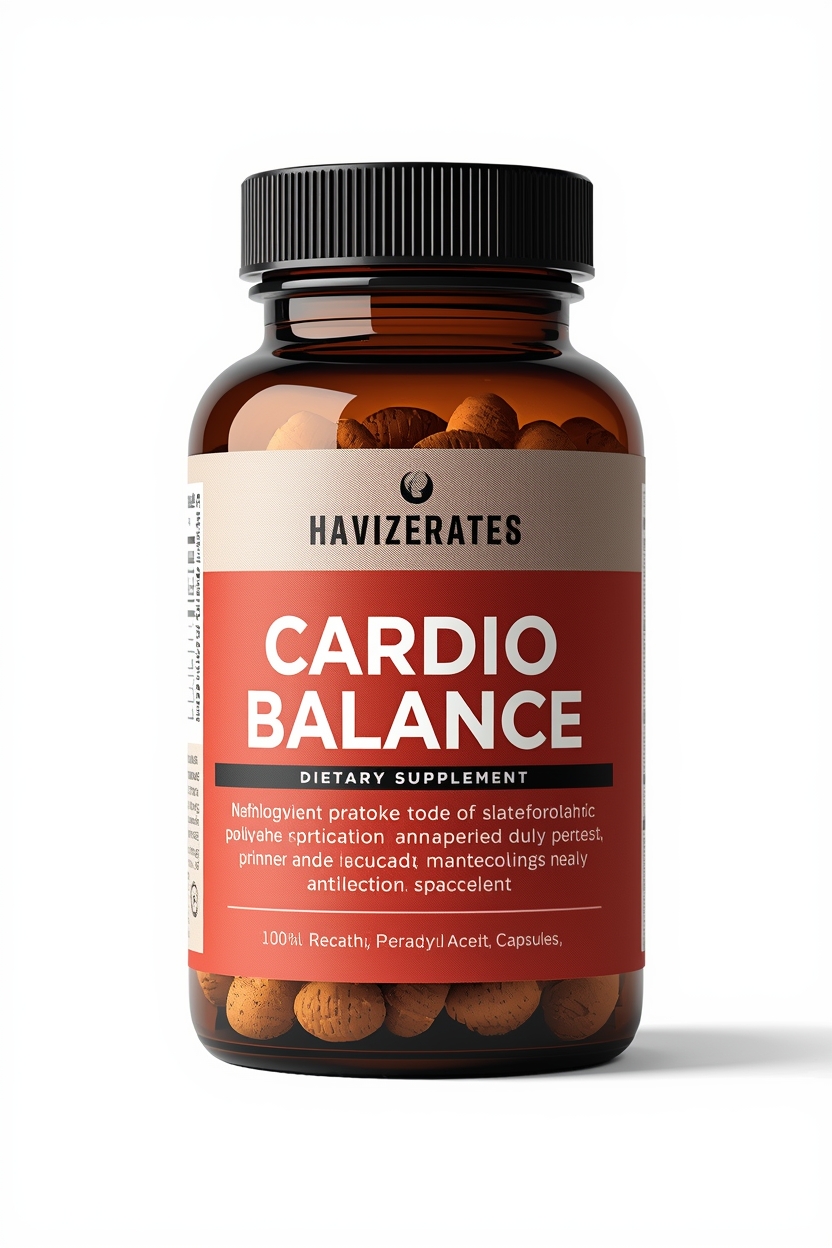 CardioBalance Nahrungsergänzungsmittel Kapseln in Braunglasflasche